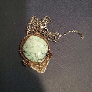 Incredible Dreamy Desert Oasis Variscite Owl Twig Necklace OOAK Artisan Etsy